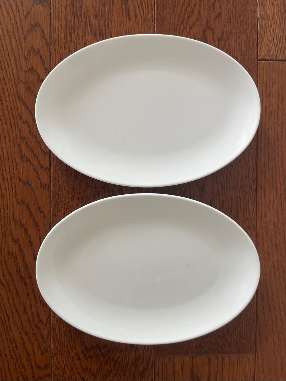 Wedgwood Bone China White Oval Ceramic Serving trays.